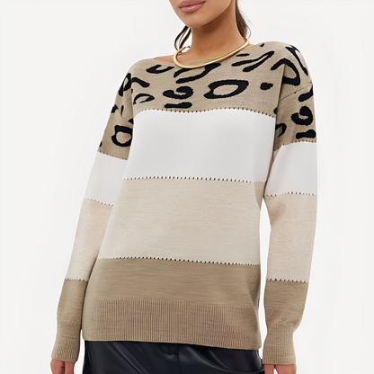 Anne - Pěkný dámský svetr s motivem