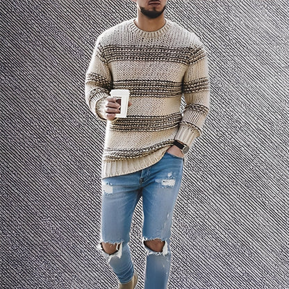 Kenzo - Svetr s měkkými pruhy pro muže