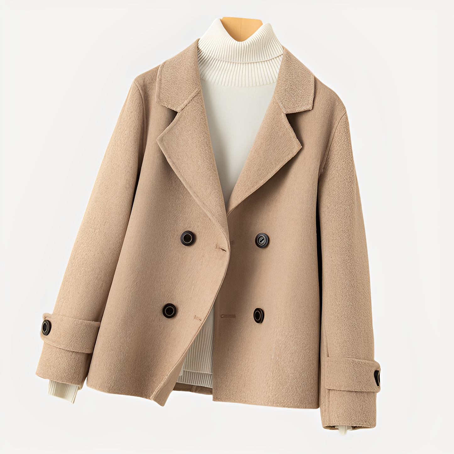 Sofia - Stylový krátký kašmírový kabát pro ženy