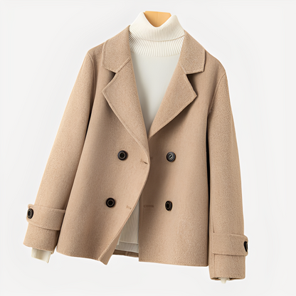 Sofia - Stylový krátký kašmírový kabát pro ženy