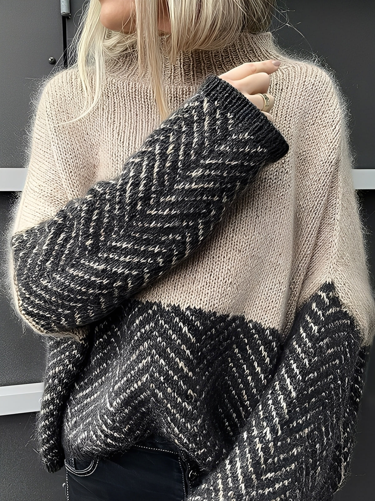 Giselle - Stylový, barevný dámský rolák