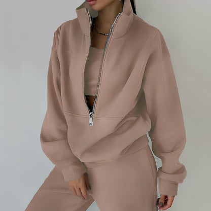 Mélissa - Souprava dvou kusů oversize pohodlná z teplákoviny