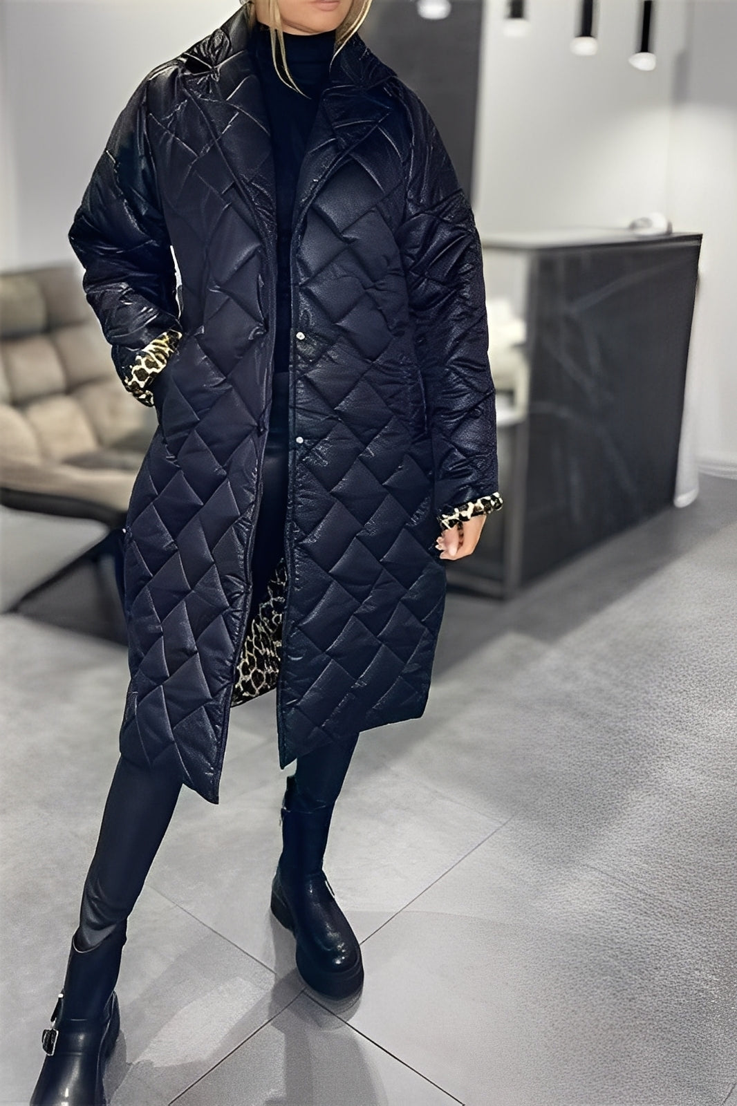 Beverly - Moderní, volně padnoucí péřová bunda pro ženy