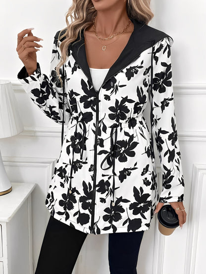 Jennelle - Moderní oboustranná bunda s kapucí pro ženy