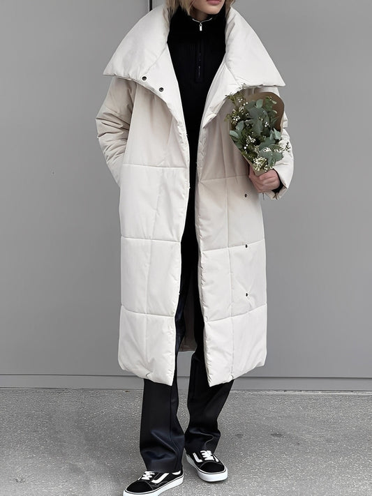 Adaline - Dlouhá, hřejivá, prošívaná bunda pro ženy