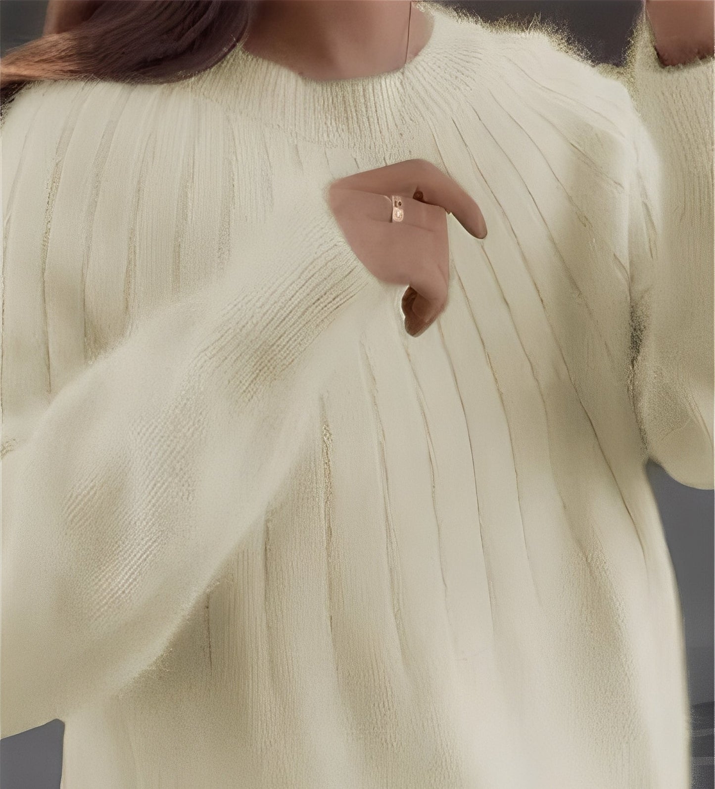 Josslyn - Stylový kašmírový svetr pro ženy s volným střihem