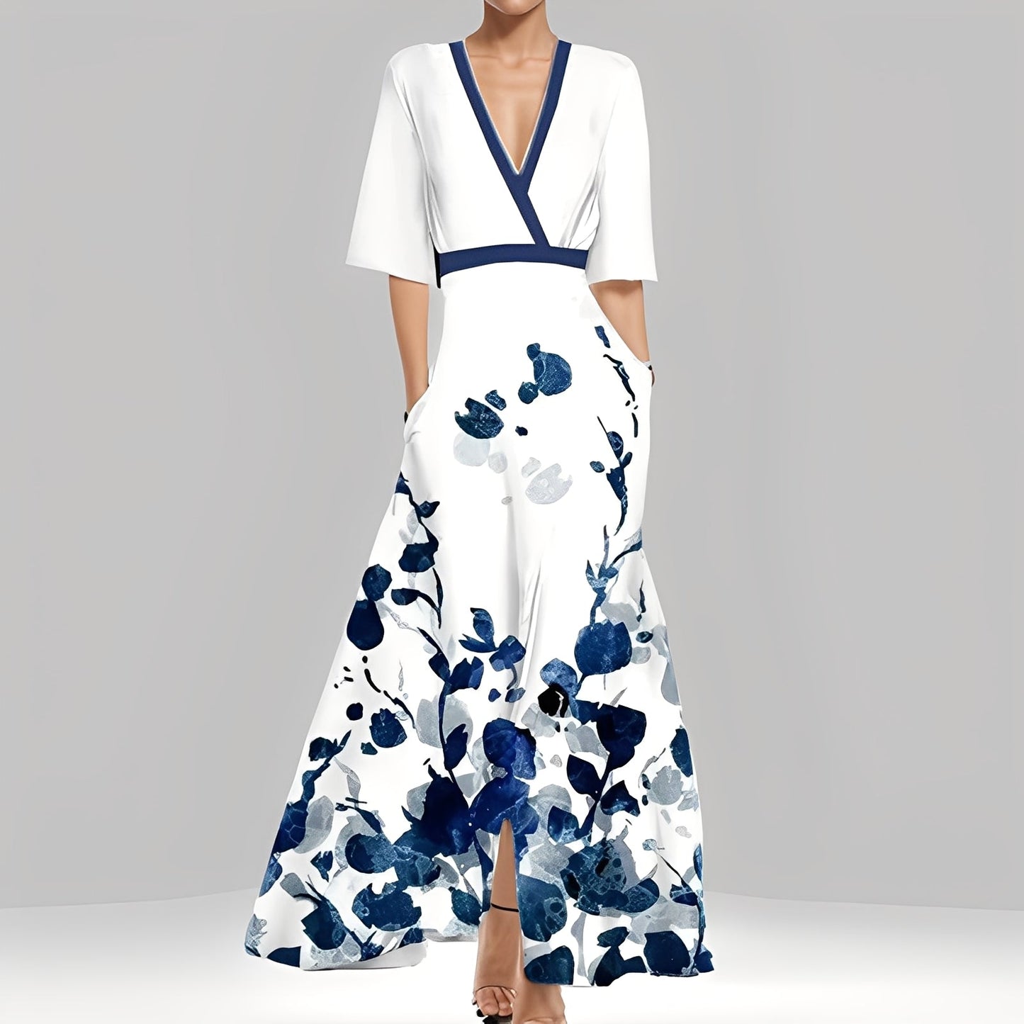 Geneviève - Elegantní květinové šaty pro ženy