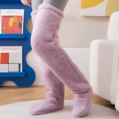 Hayden - Hřejivé, silné noční ponožky pro ženy