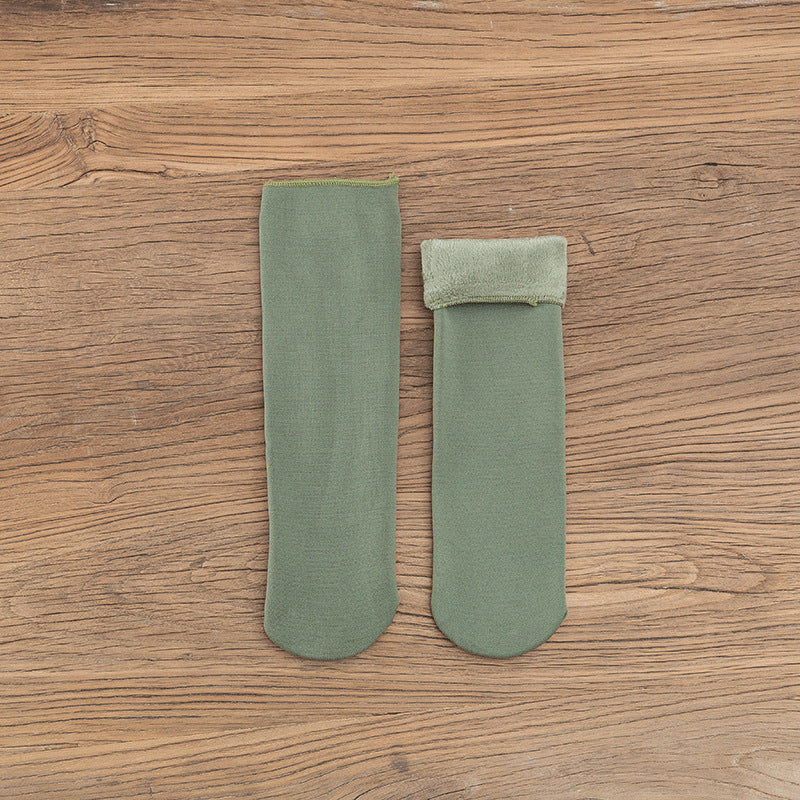 Gloria - Hřejivé sametové zimní ponožky pro ženy