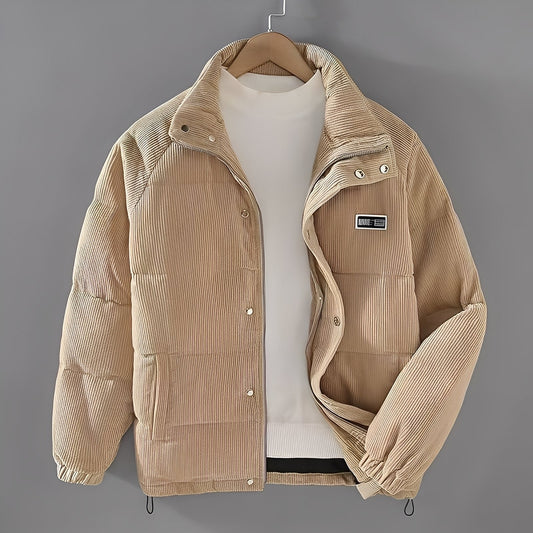 Nelson - Moderní teplem zateplená manšestrová bunda pro muže