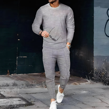 Dillan - Pánská vaflová ležérní souprava slim-fit