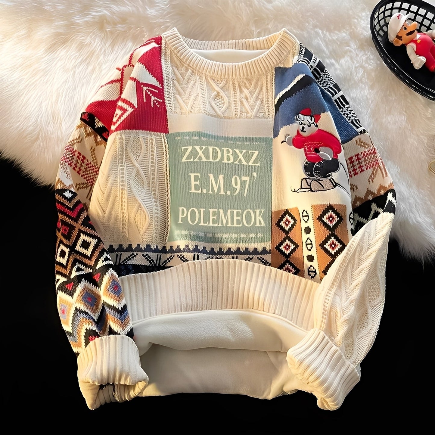 Charles - Elegantní, ležérní dámský vánoční svetr