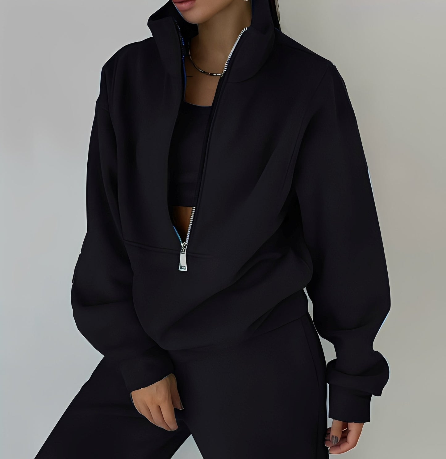 Mélissa - Souprava dvou kusů oversize pohodlná z teplákoviny