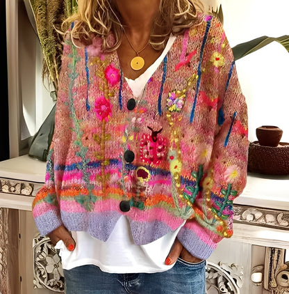 Daphné - Pohodlný a barevný svetr pro ženy