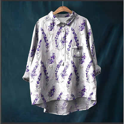 Garance - Klasická dámská halenka s dlouhými rukávy