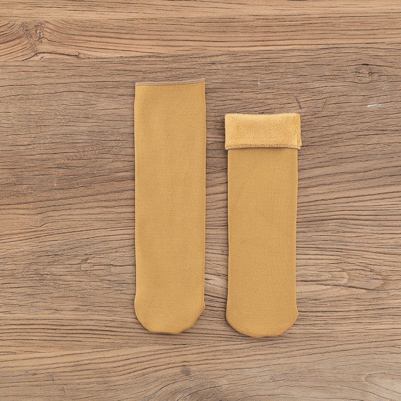 Gloria - Hřejivé sametové zimní ponožky pro ženy