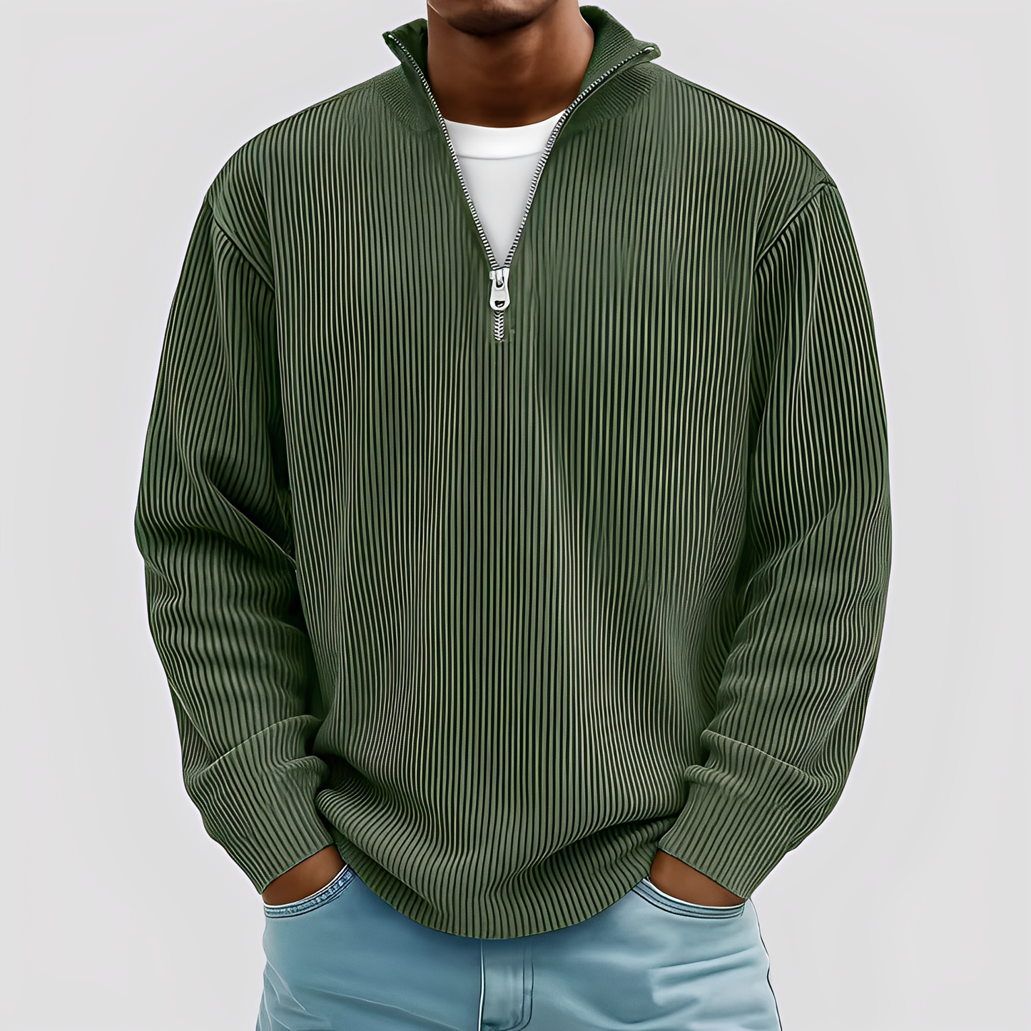 Henry - Moderní, pohodový, pánský teplý svetr