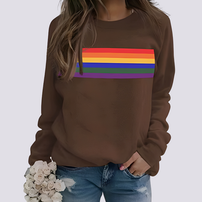 Roseann - Dámský svetr s moderními barevnými vzory