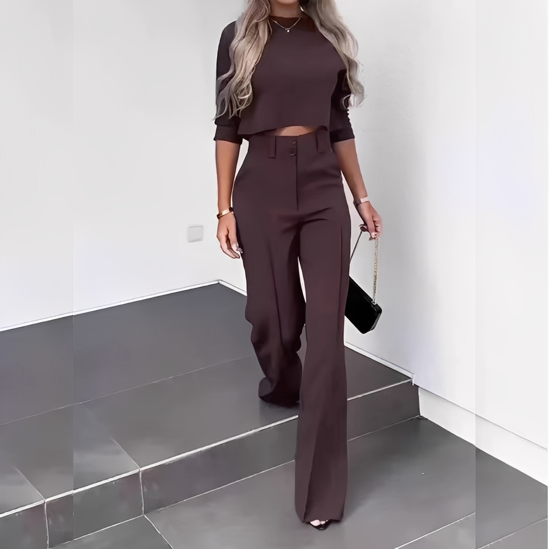 Mélisande - Moderní top a kalhoty pro ženy