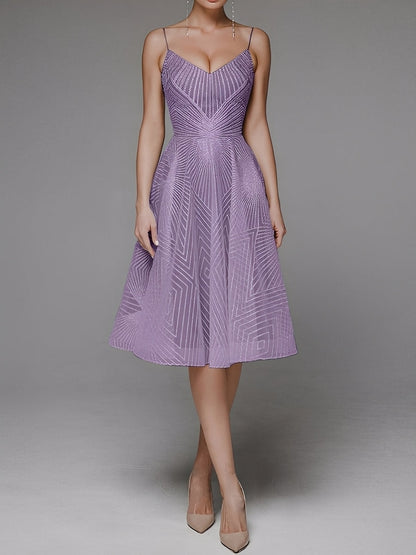 Anabelle - Hezké šaty s tenkými ramínky bez rukávů pro ženy