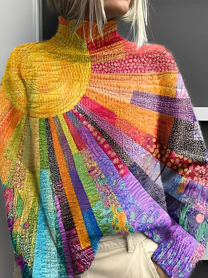 Giselle - Stylový, barevný dámský rolák