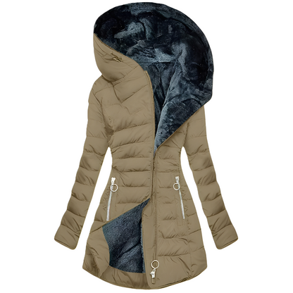 Kassandra - Stylová a hřejivá sametová dámská bunda