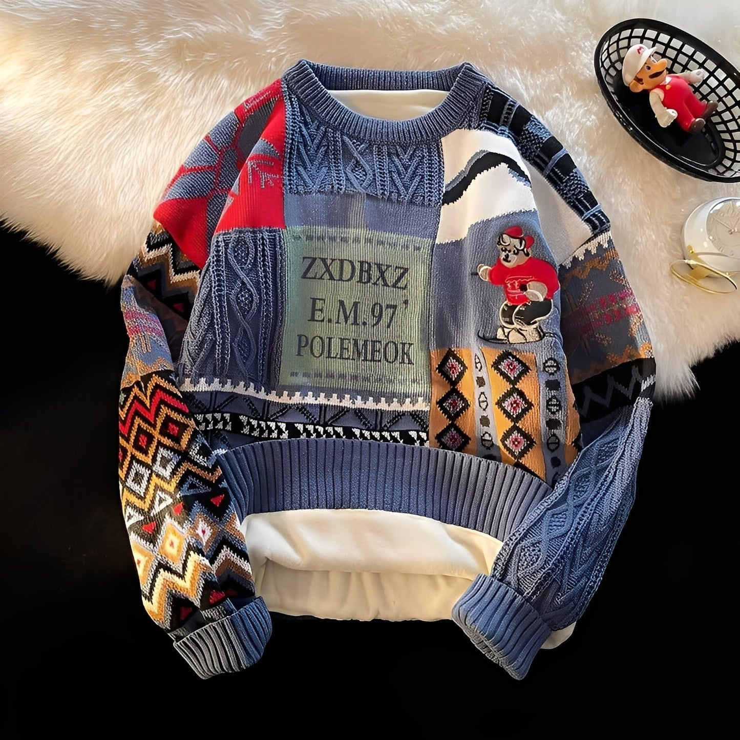 Charles - Elegantní, ležérní dámský vánoční svetr