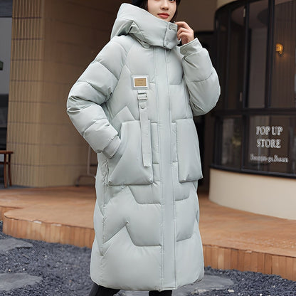 Rexanne - Moderní dámská dlouhá bunda s kapucí