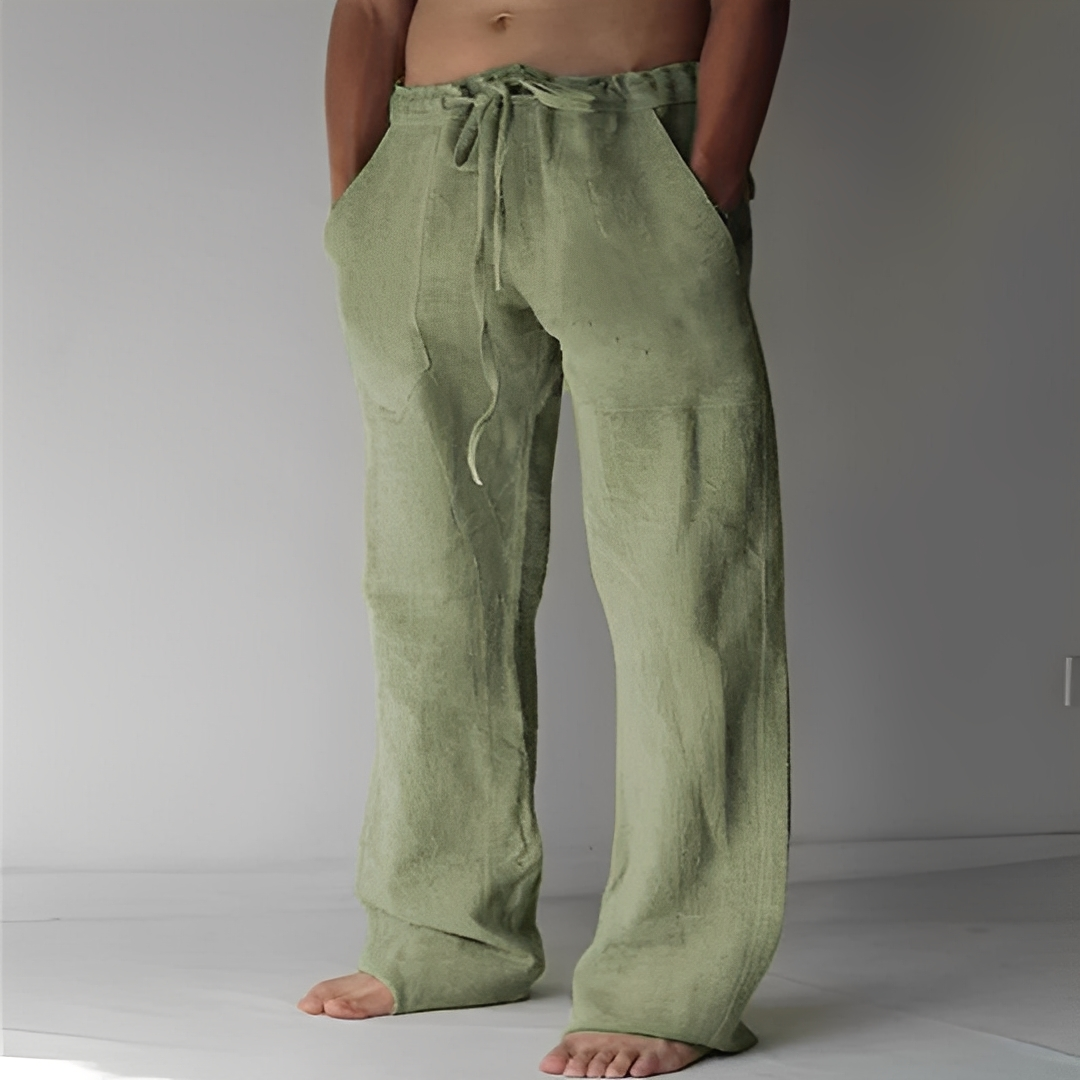 Kirk - Široké kalhoty s nastavitelnou šňůrkou moderní pro muže