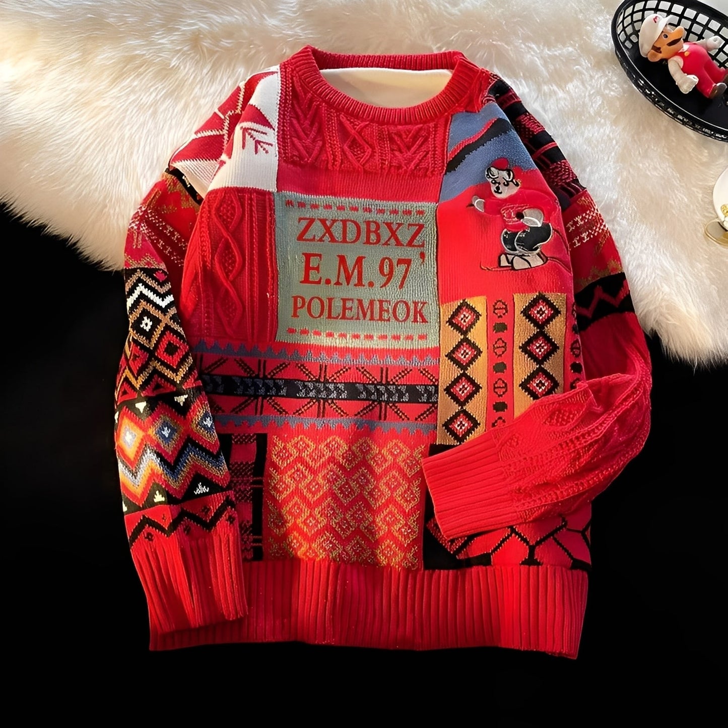 Charles - Elegantní, ležérní dámský vánoční svetr