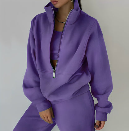 Mélissa - Souprava dvou kusů oversize pohodlná z teplákoviny