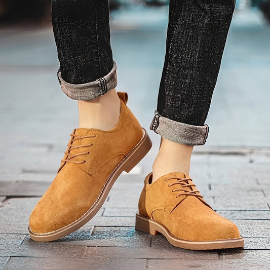 Austin - Pohodlné formální semišové pánské boty