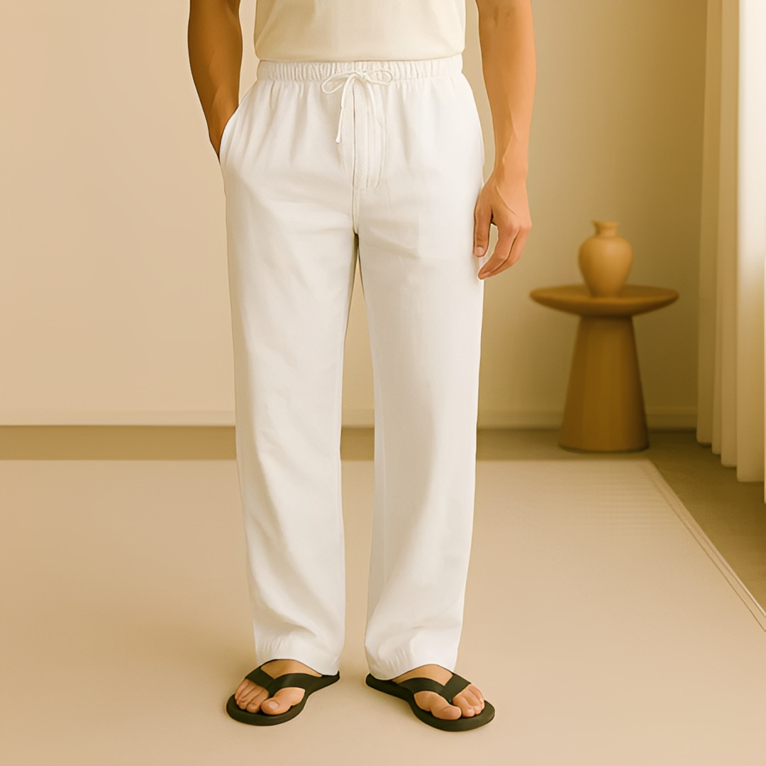 Jesriel - Pohodlné pánské kalhoty s rovnými nohavicemi