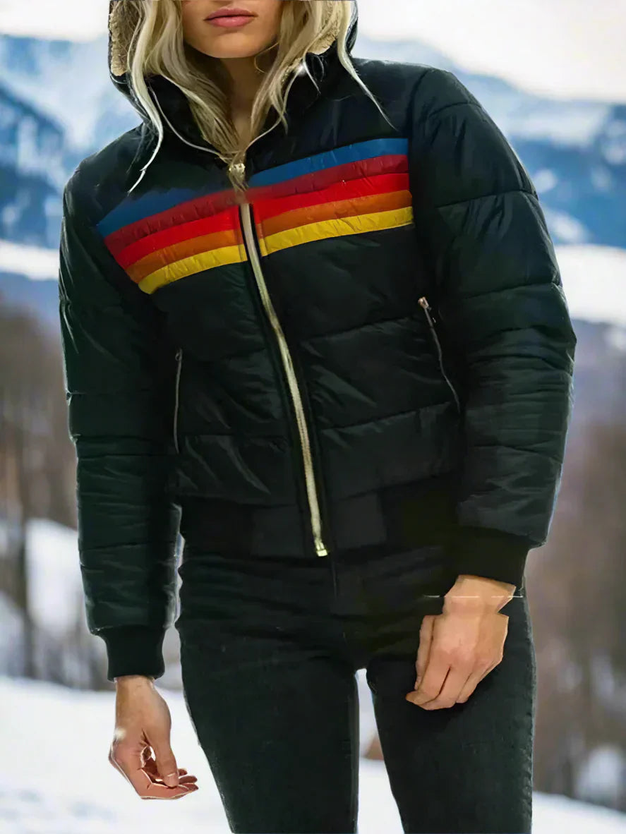 Hesterr – Dámský zimní plyšový kabát