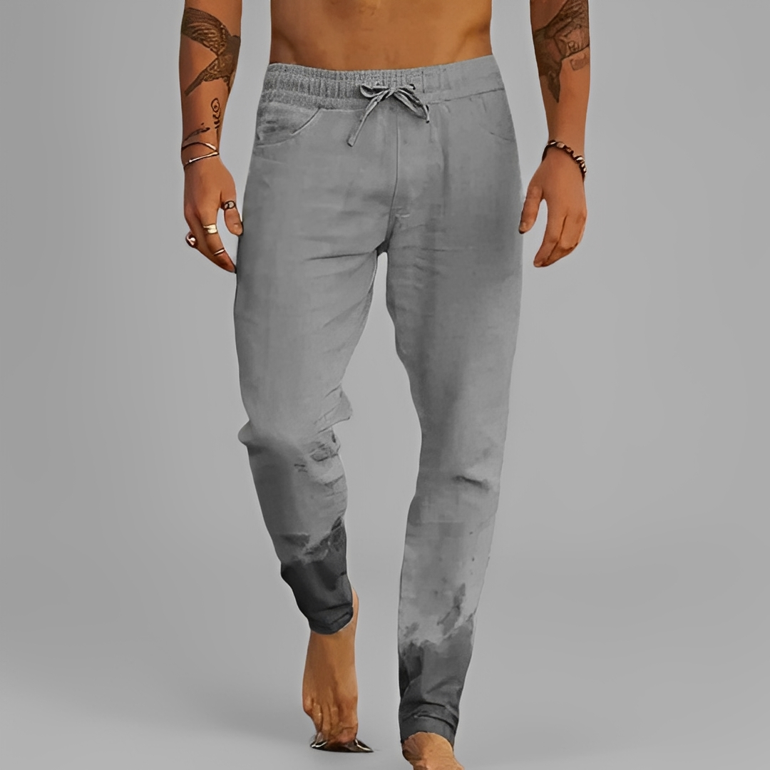 Eladio - Pohodlné kalhoty s šňůrkou pro muže