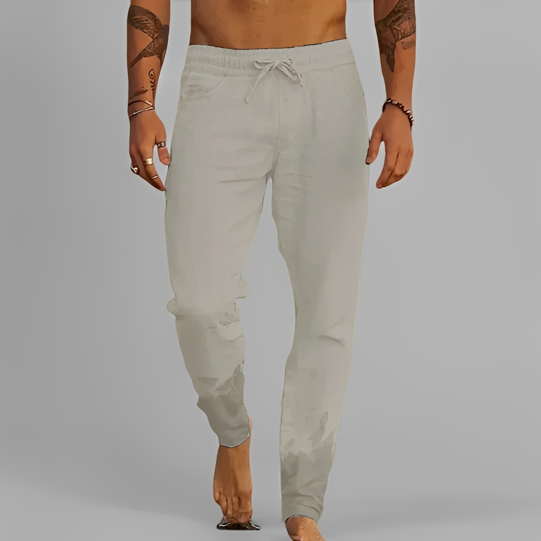 Eladio - Pohodlné kalhoty s šňůrkou pro muže