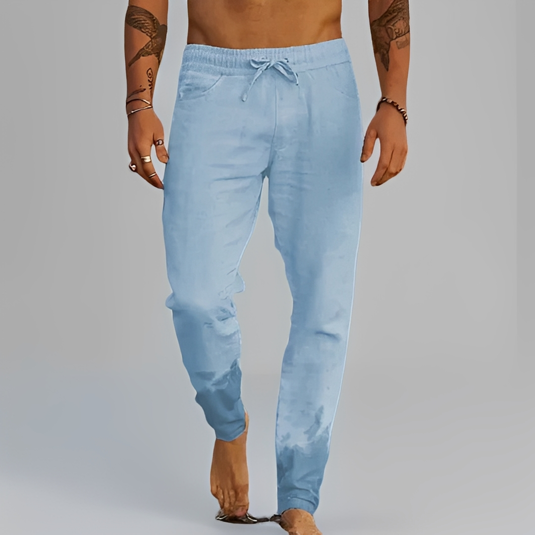 Eladio - Pohodlné kalhoty s šňůrkou pro muže