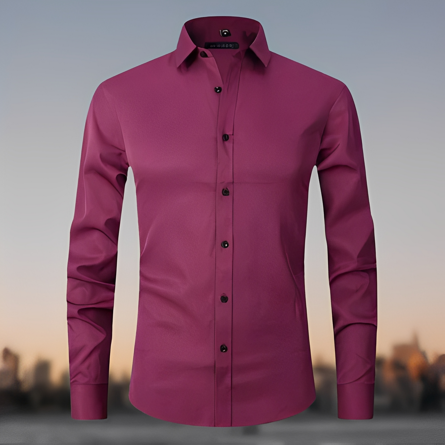 Gaultier - Pánská košile s dlouhým rukávem a pružným materiálem