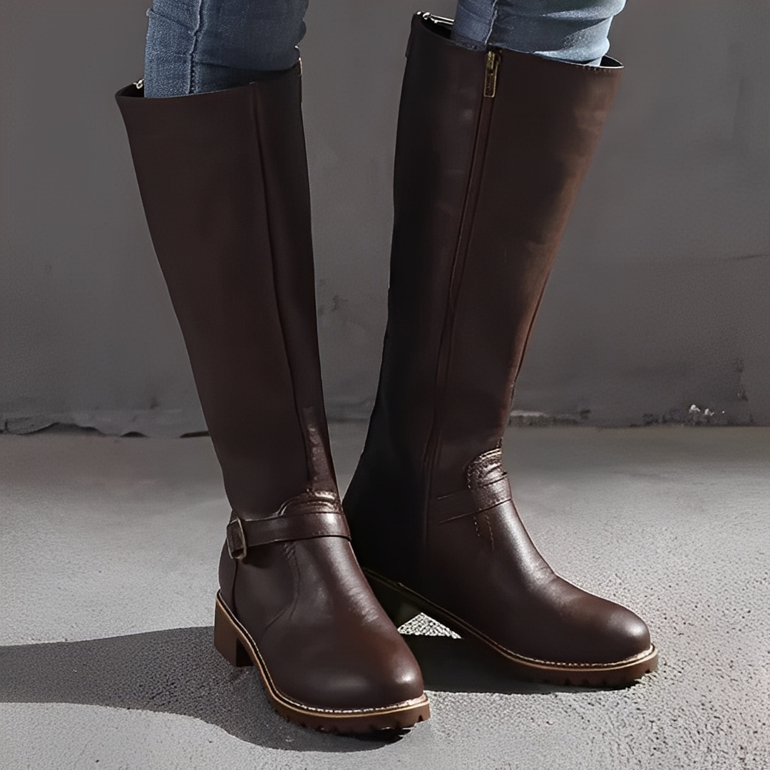 Livie - Ortopedické kožené boty vysoké kvality pro ženy