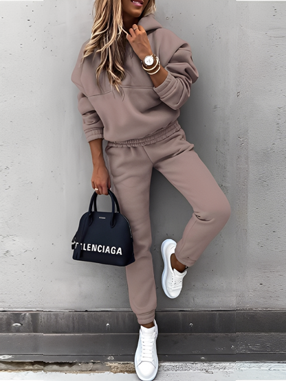 Dianna - Trendy teplákový komplet s kapucí pro ženy