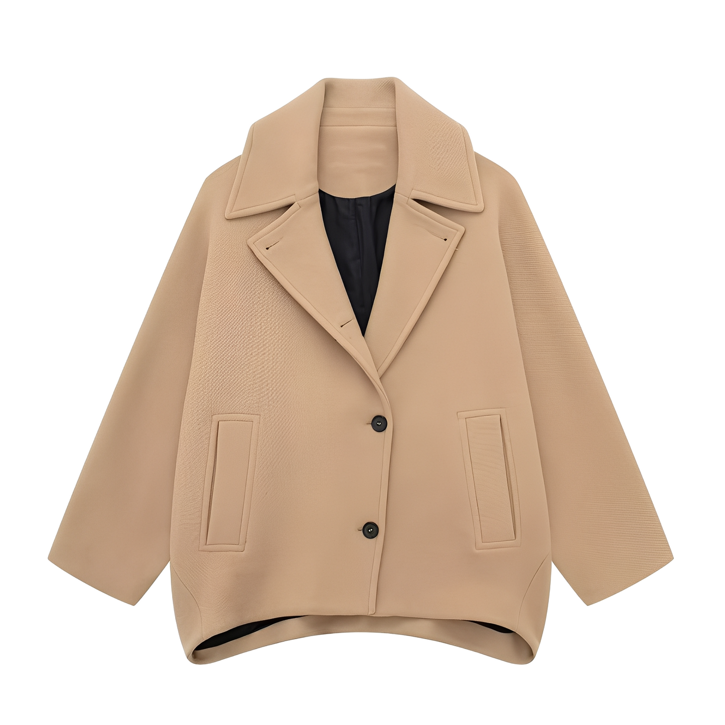 Rosalee - Stylový krátký vlněný kabát pro ženy