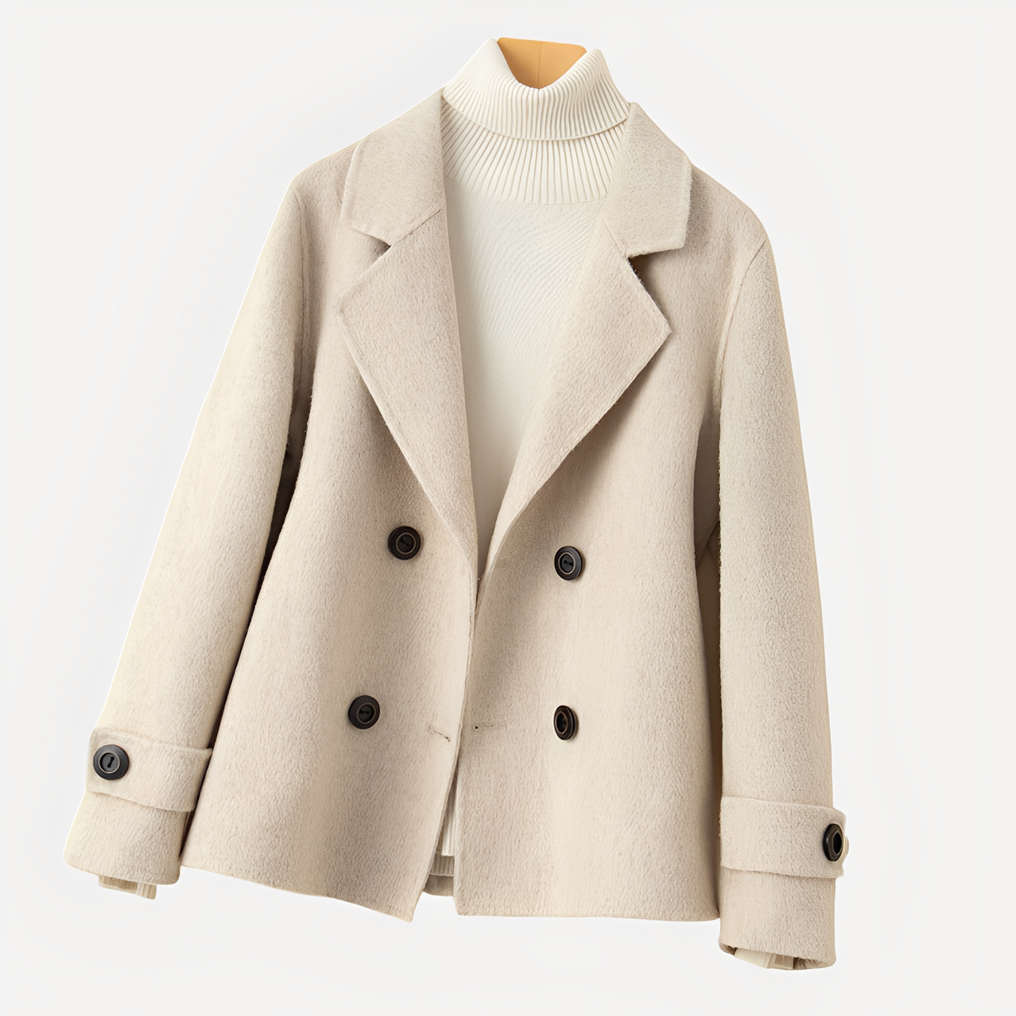 Sofia - Stylový krátký kašmírový kabát pro ženy