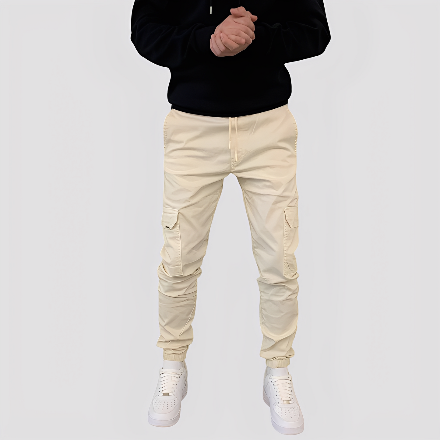 Brandon - Moderní cargo-jogger kalhoty pro muže