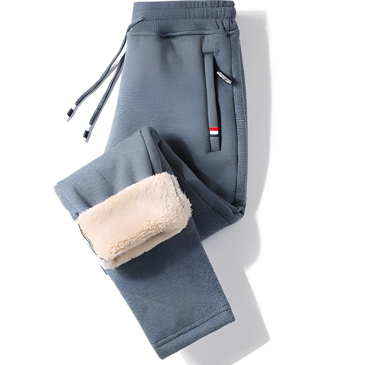 Theo - Pohodlné, hřejivé rovné kalhoty pro muže
