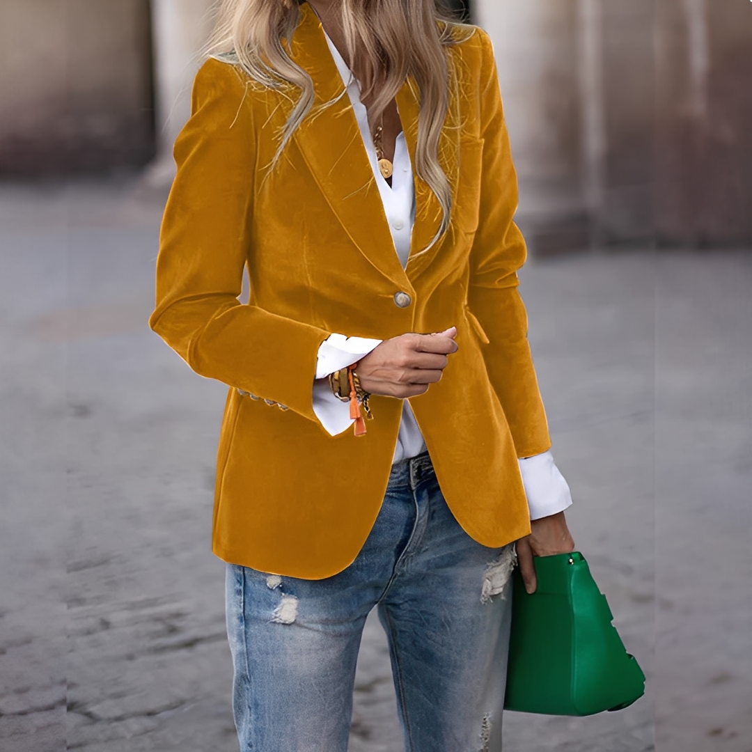 Lyliane - Klasická ležérní knoflíková bunda pro ženy