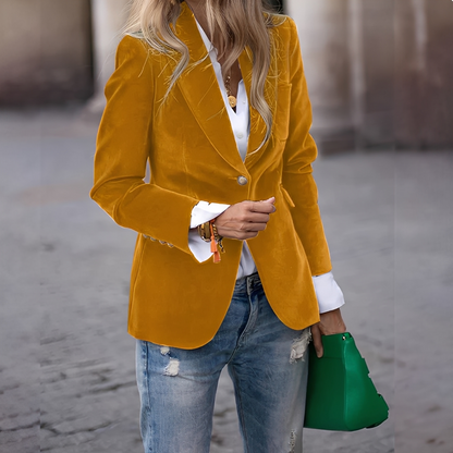 Lyliane - Klasická ležérní knoflíková bunda pro ženy