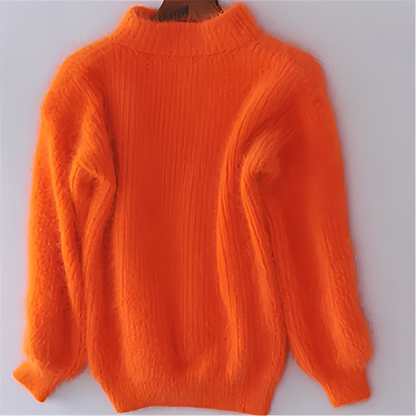 Maude - Svetr trendy s vysokým límečkem teplý pro ženy