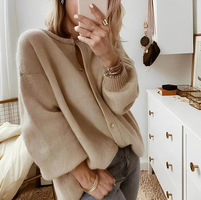 Mildred - Ženský teplý oversize svetr