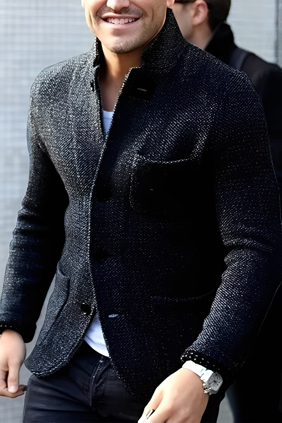 Hardy - Moderní, úzký pánský kabát