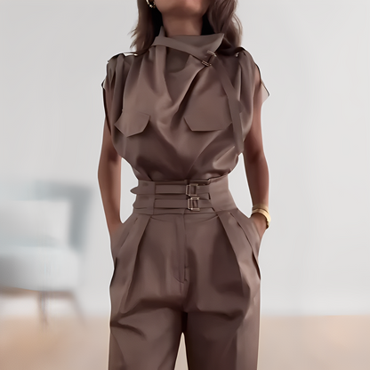 Leona – Moderní overal bez rukávů